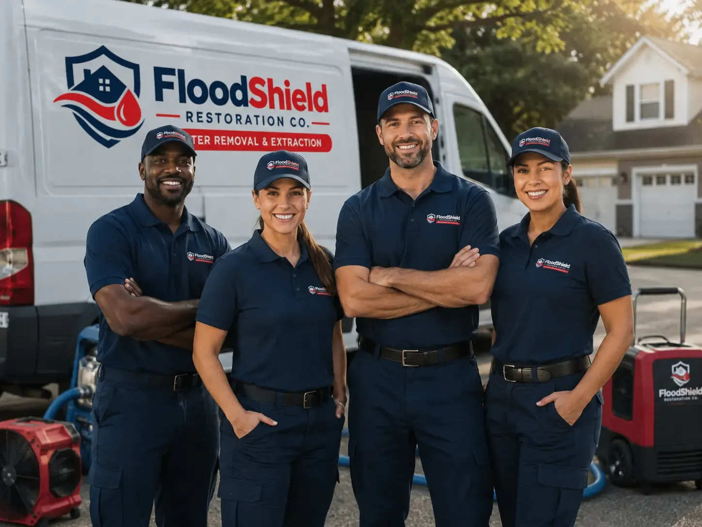 Flood Damage Restoration company in Hallieford, VA